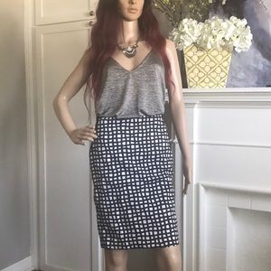  The Limited Patterned Pencil Skirt